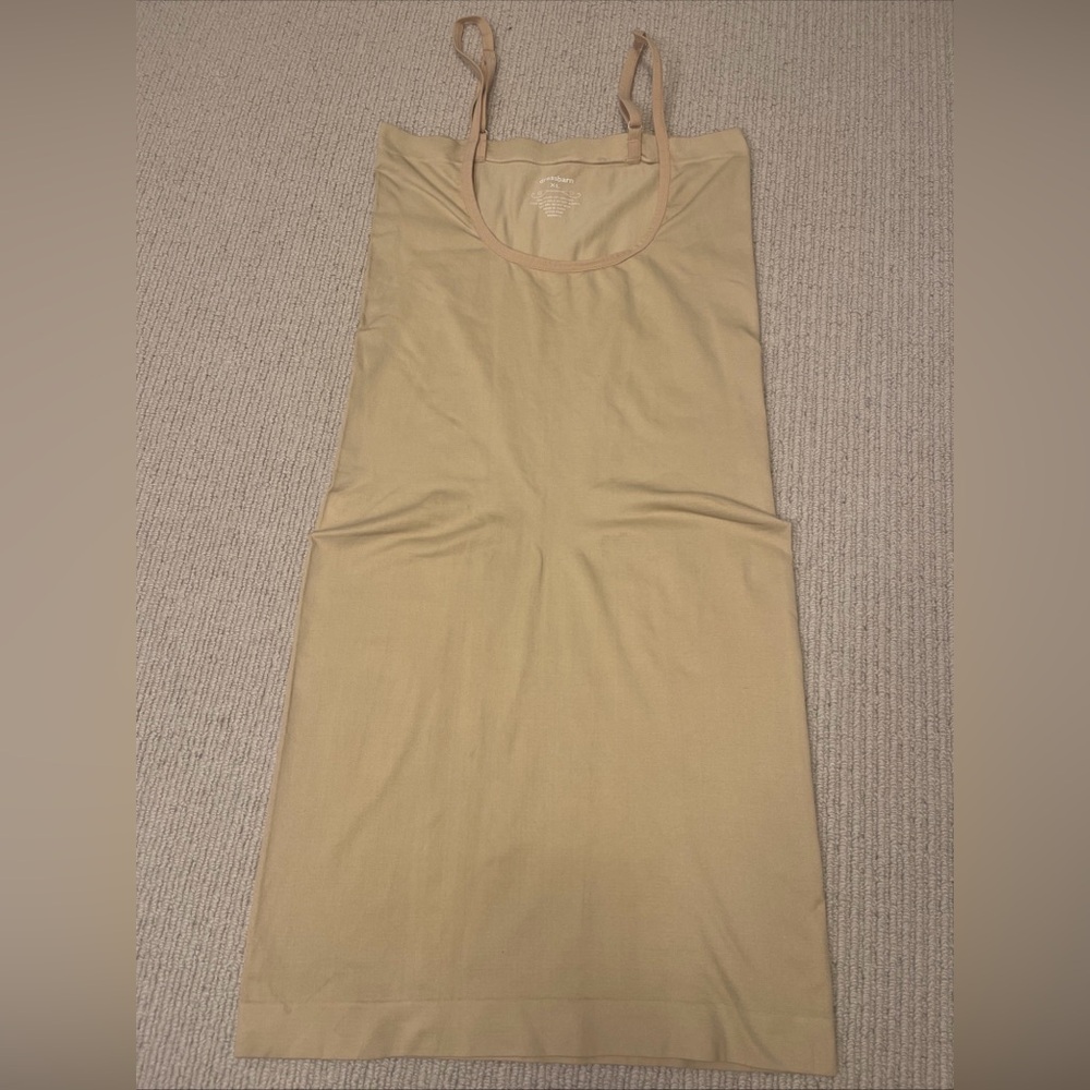 Dress Barn Tan Shaping Slip XL Wear your own bra